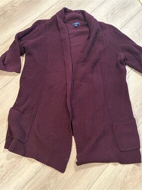 Women’s chaps 1x duster length open cardigan